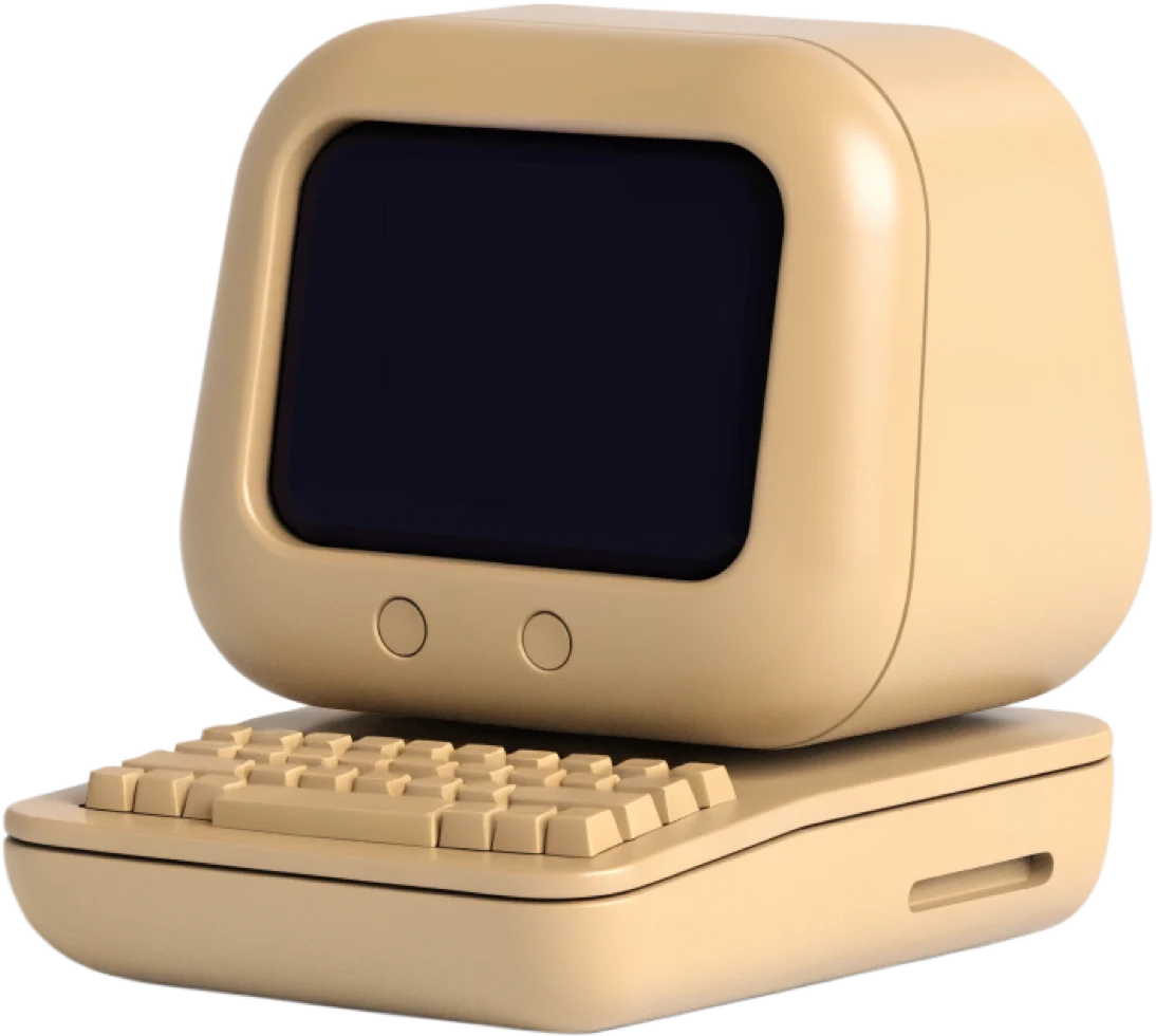 SusFactor scoring a prompt on a retro desktop computer